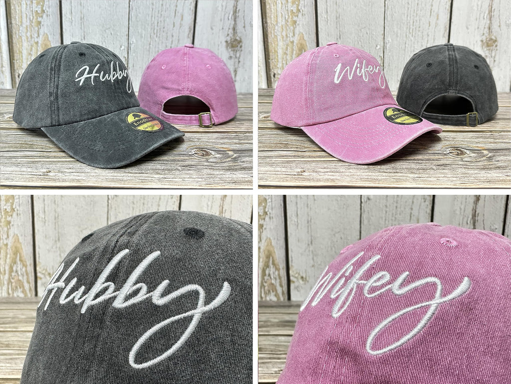 Embroidered Hats for Uncle Auntie Grandpa Grandma Mama Mini