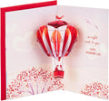 Hallmark Paper Wonder Valentines Day Pop Up Card for Significant Other (Hot Air Balloon Valentine)