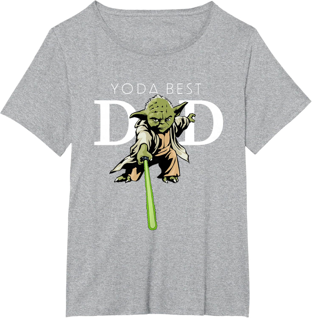Star Wars Yoda Lightsaber Best Dad Father's Day T-Shirt